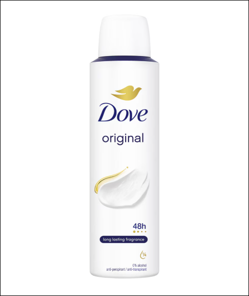Deodorant spray Dove Dama 150ml Original