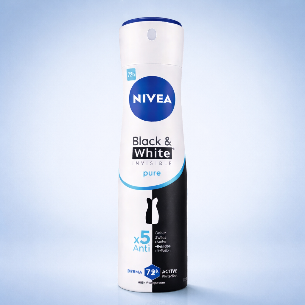 Deodorant Nivea Women 150ml B&W Invisible Pure