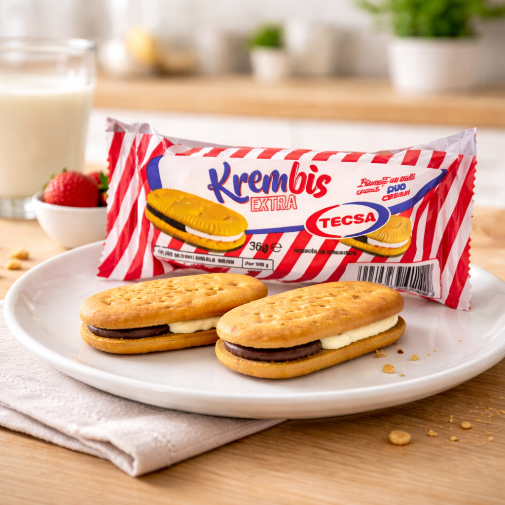 Krembis Extra Biscuiti Duo Cream 36g