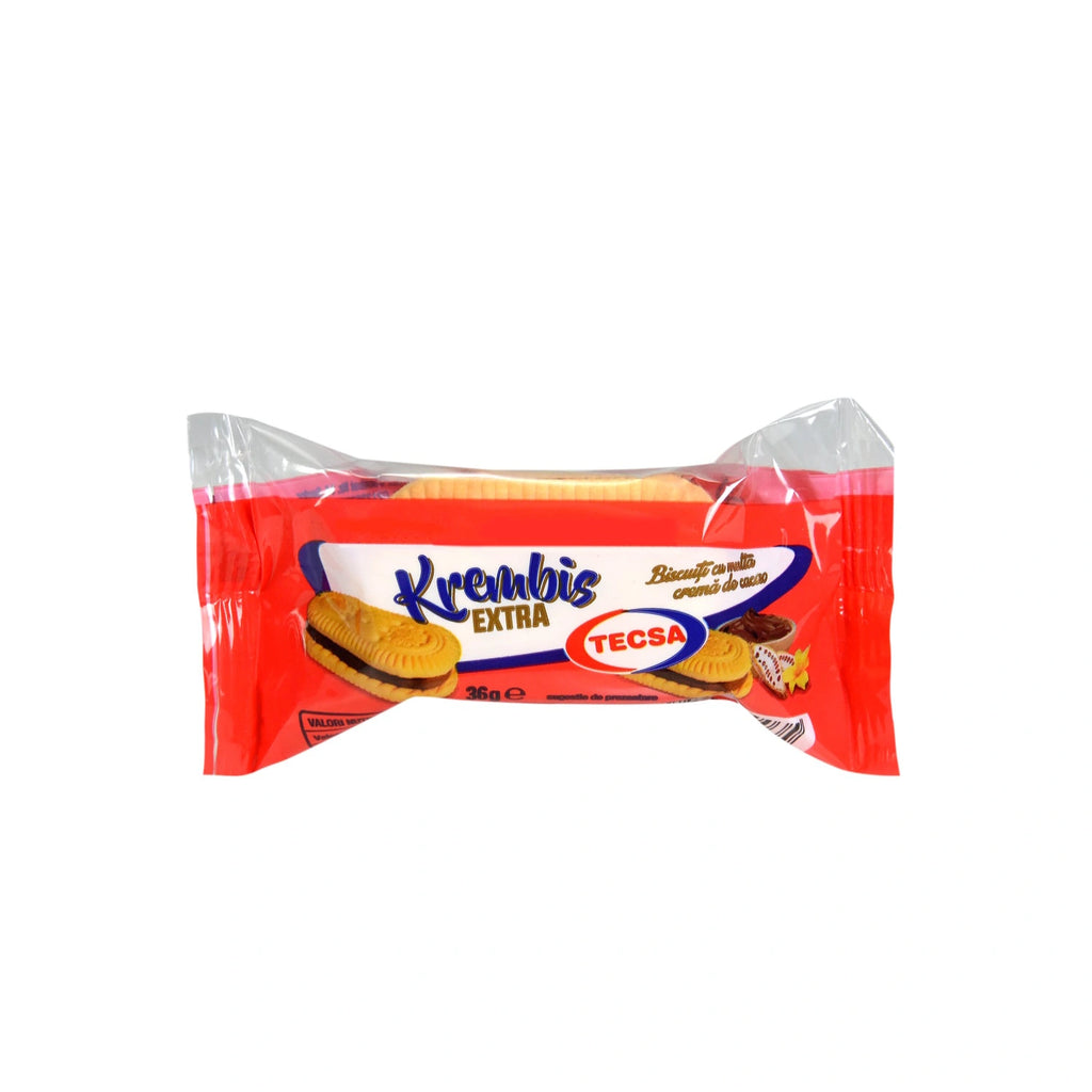 Krembis Extra Biscuiti Duo Cream 36g