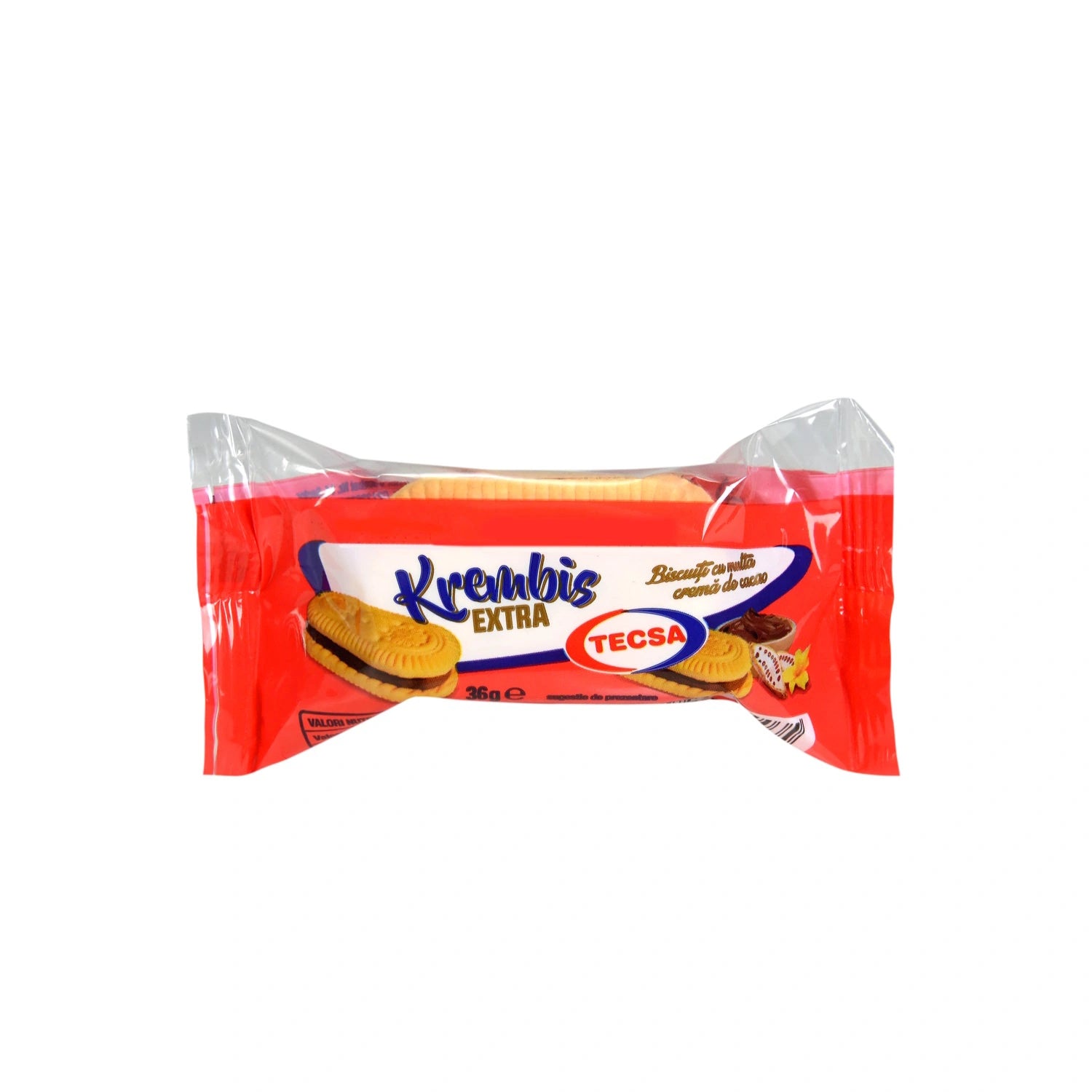 Krembis Extra Biscuiti Duo Cream 36g