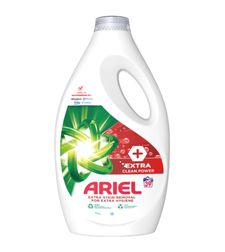 Detergent Rufe Ariel Lichid 1.95L Extra Clean Power