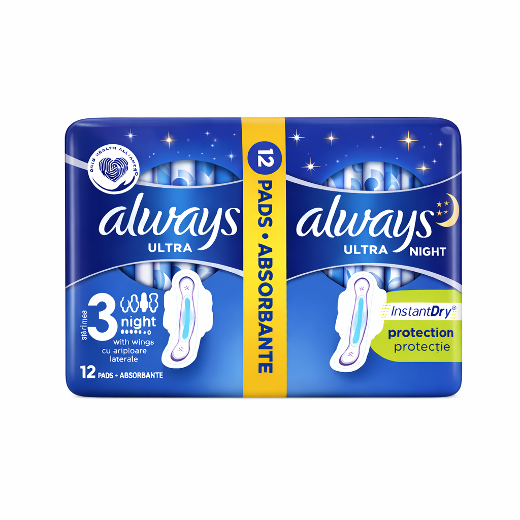 Absorbante Always Ultra Night 12buc