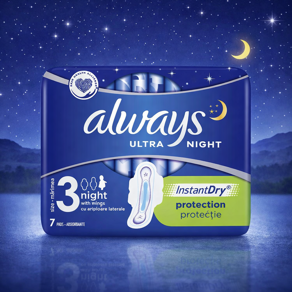 Absorbante Always Ultra Night 7buc