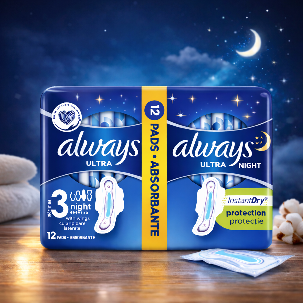 Absorbante Always Ultra Night 12buc