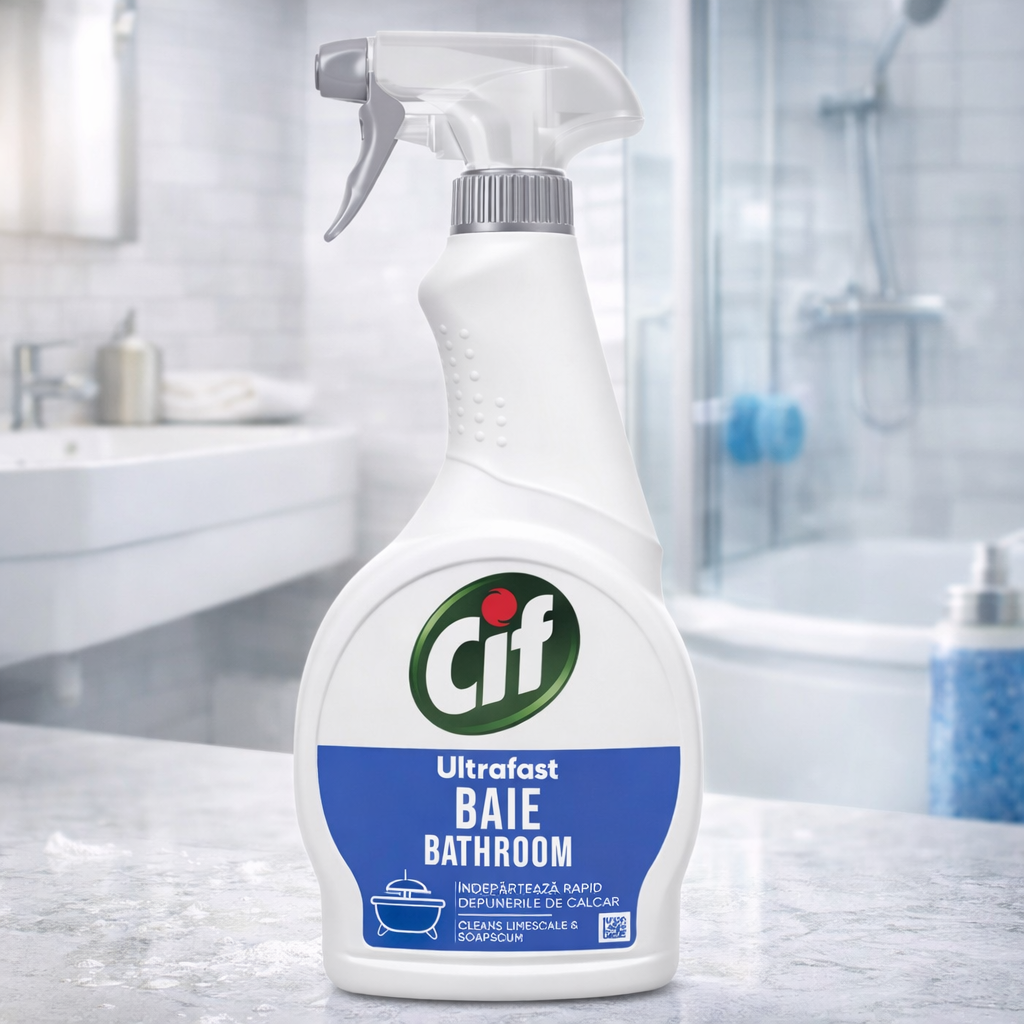 Solutie Curatare Baie Spray Cif 500ml