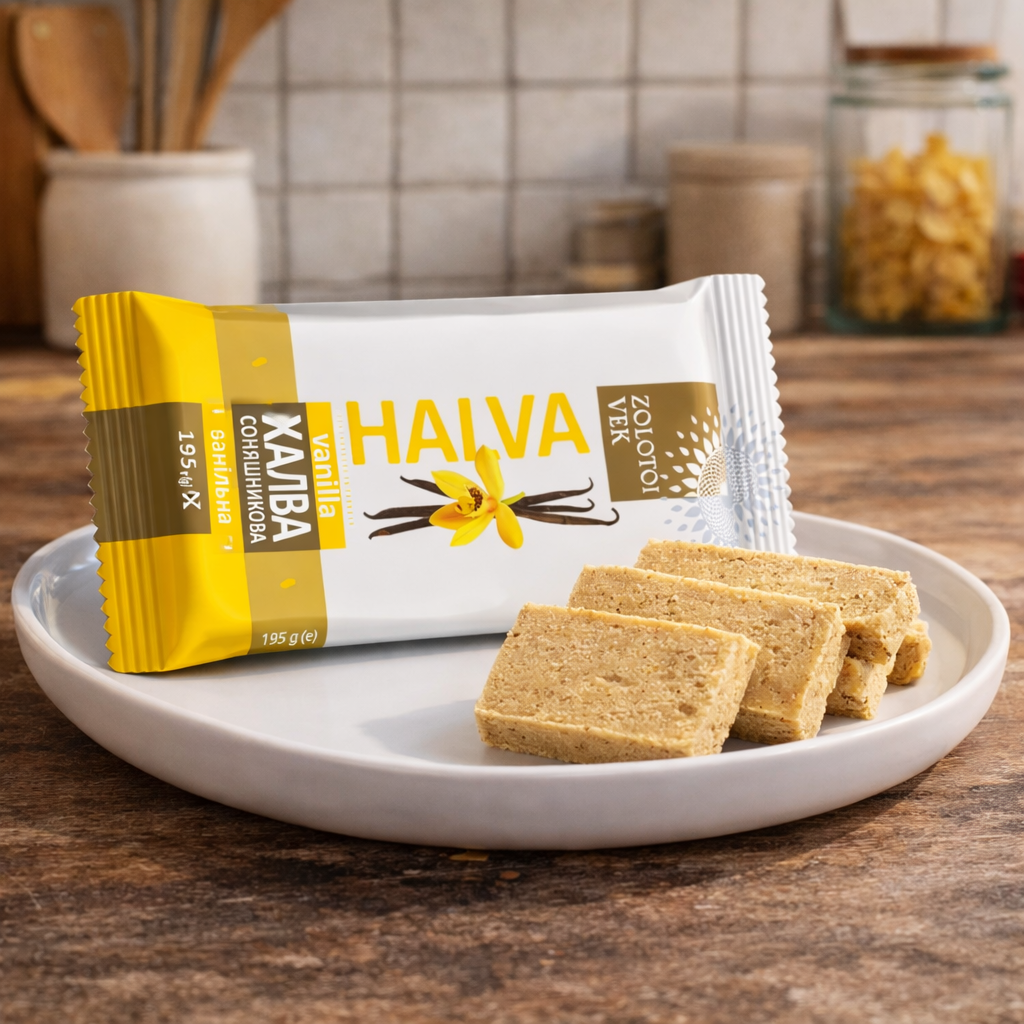 Halva 195g Vanilie Zolotoi Moldova