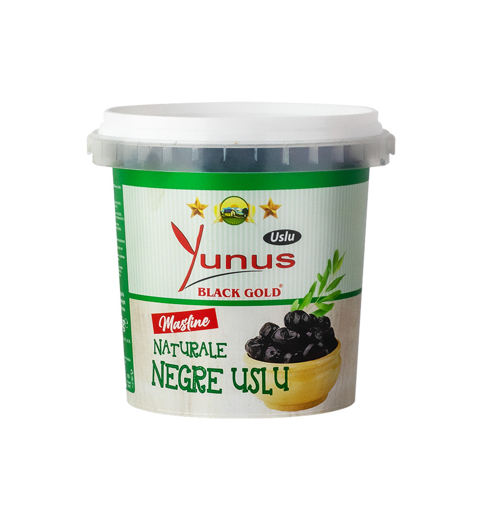Masline Negre Sele Naturale Yunus 350g