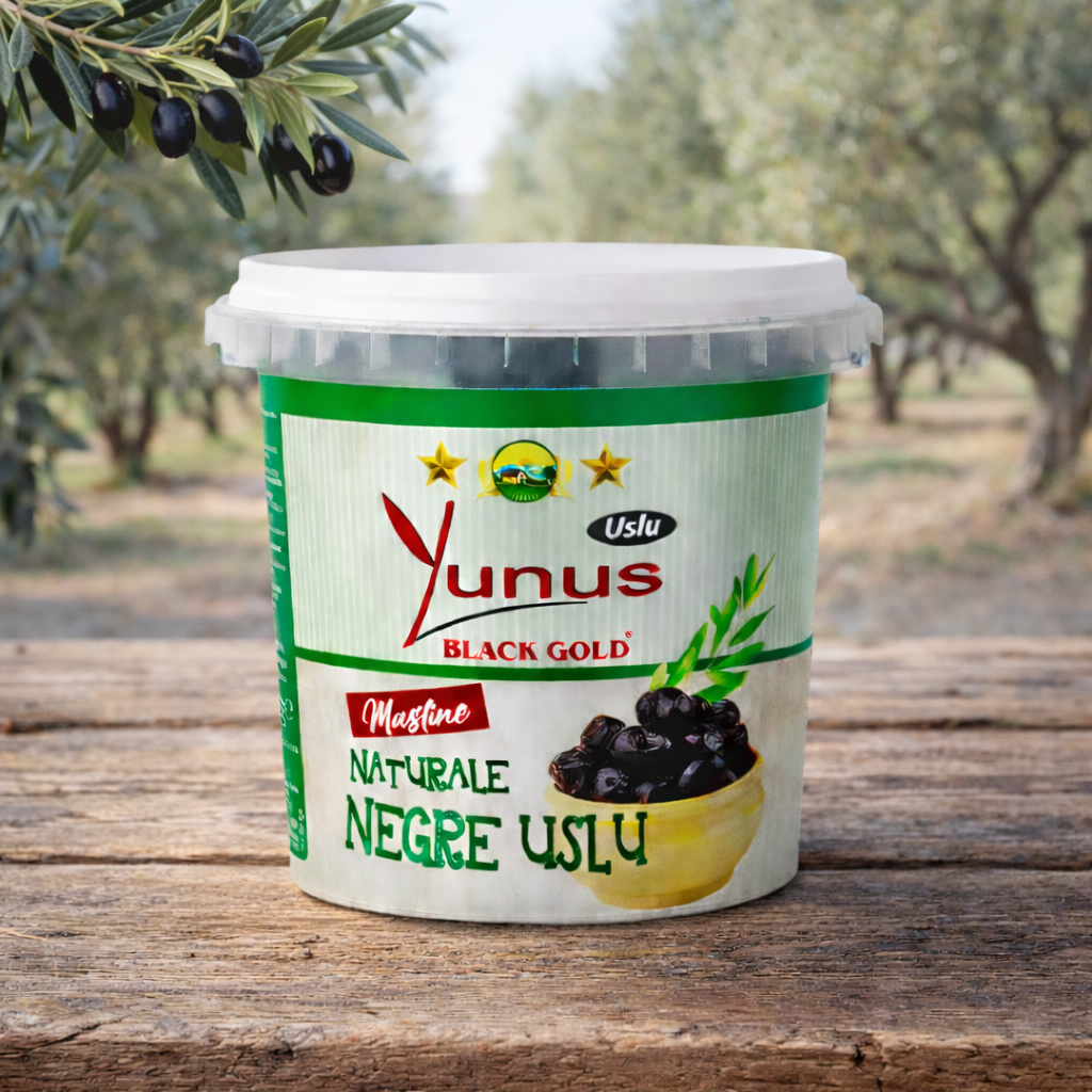 Masline Negre Sele Naturale Yunus 350g