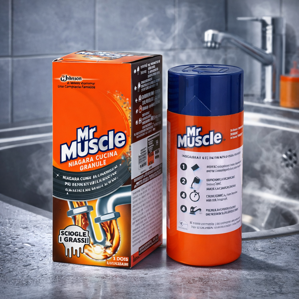 Granule Desfundat Tevi Mr Muscle 250g