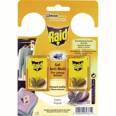 Raid Antimolii Gel 2 Cedru