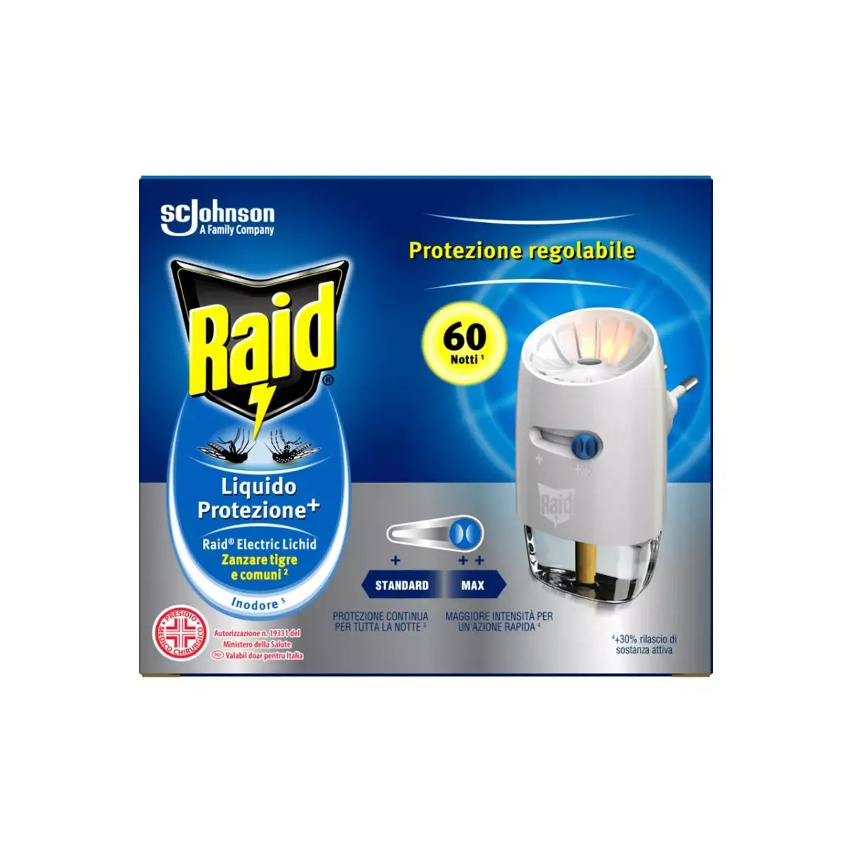 Raid Aparat Lichid Si Rezerva 36ml 60 Nopti