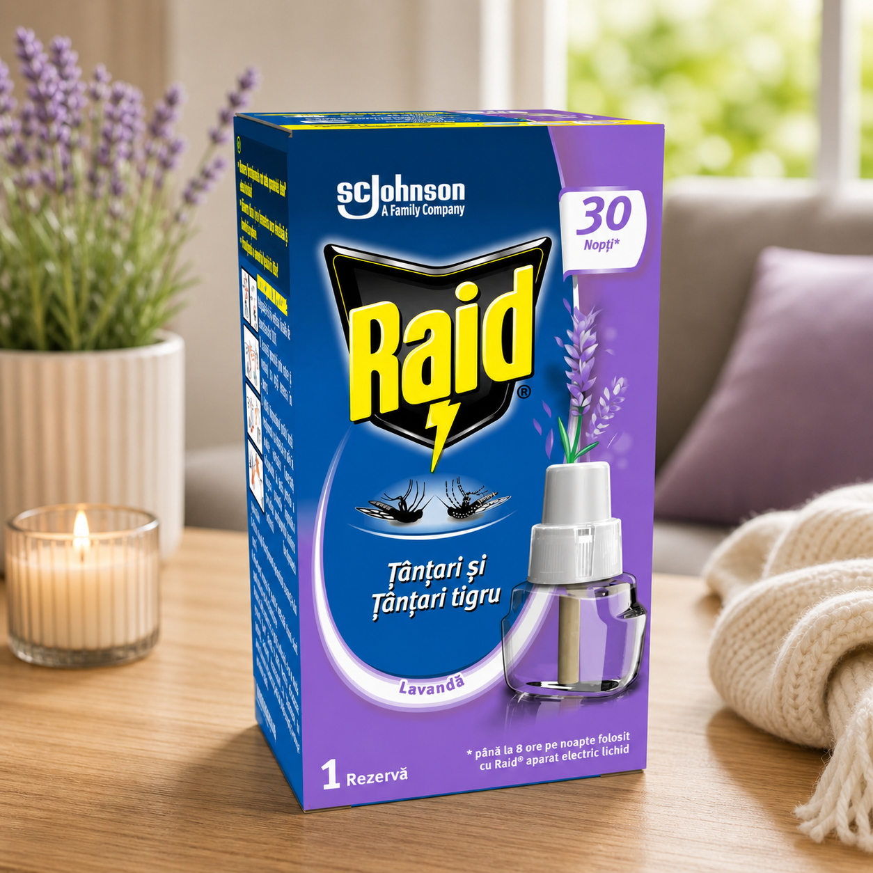 Raid Rezerva Lichida 21ml 30 Nopti Lavanda