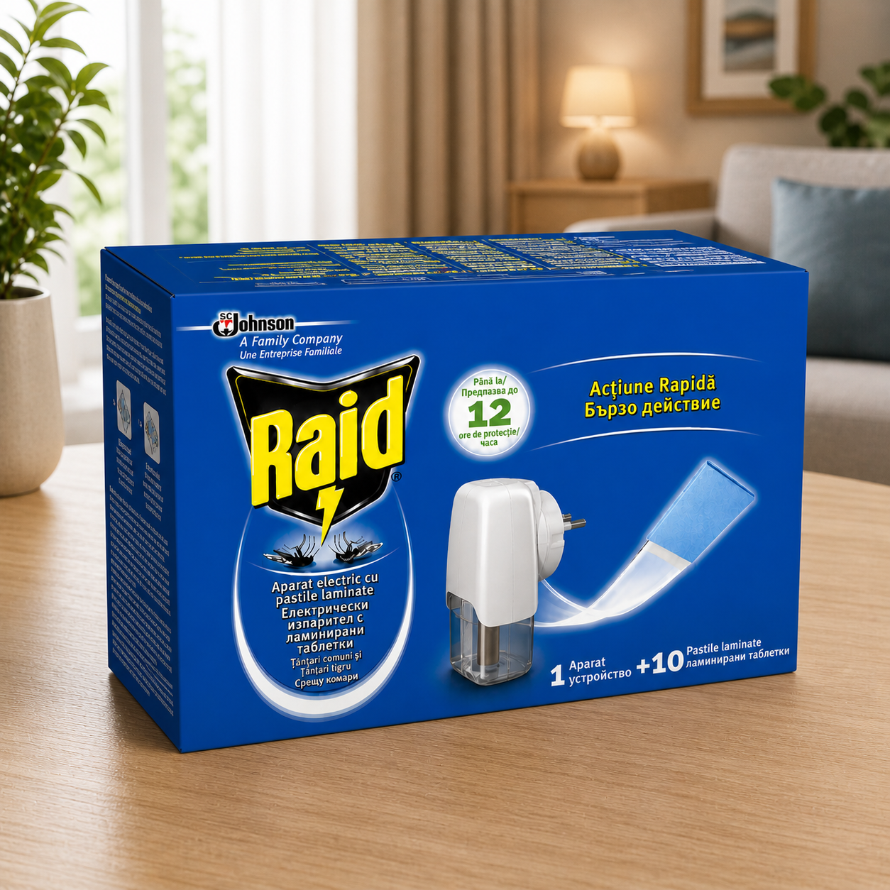 Aparat Electric Impotriva Tantarilor Raid 10 pastile