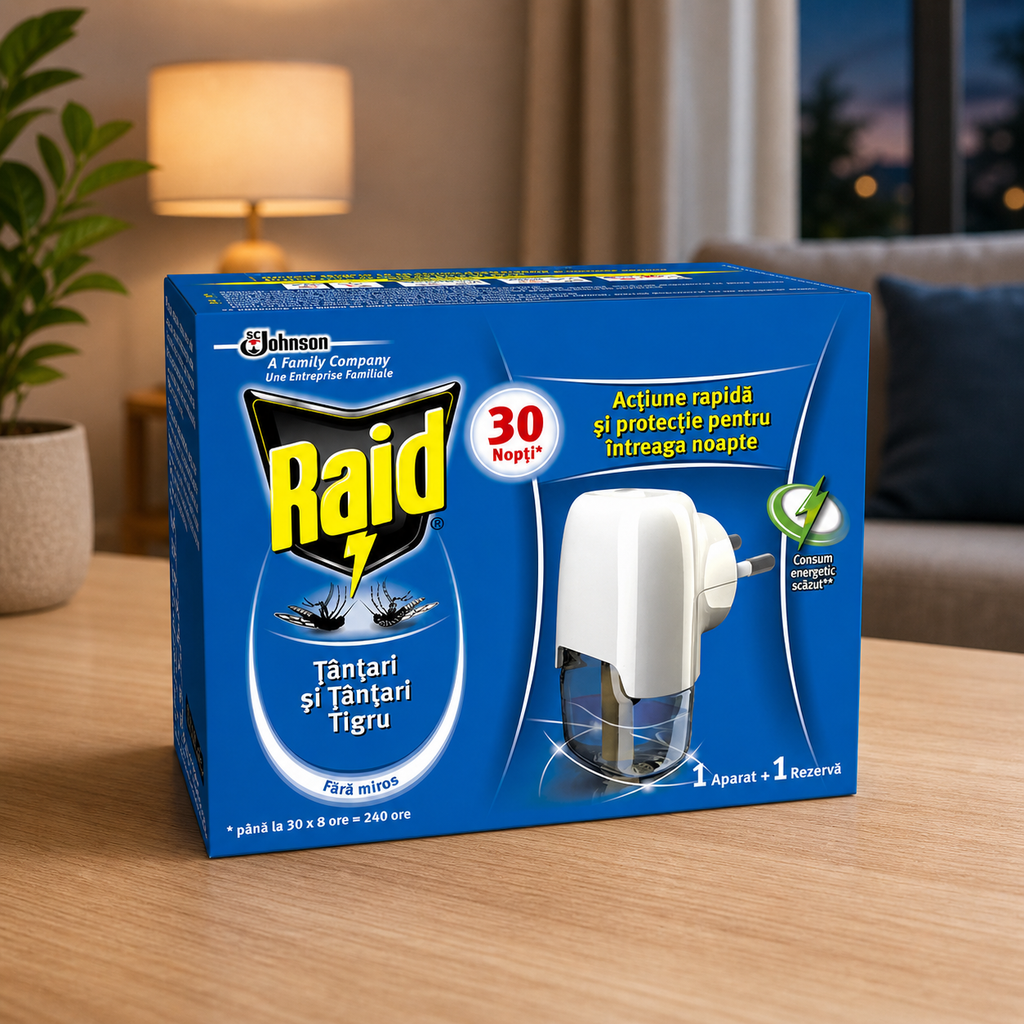 Raid Aparat Lichid Si Rezerva 21ml 30 Nopti