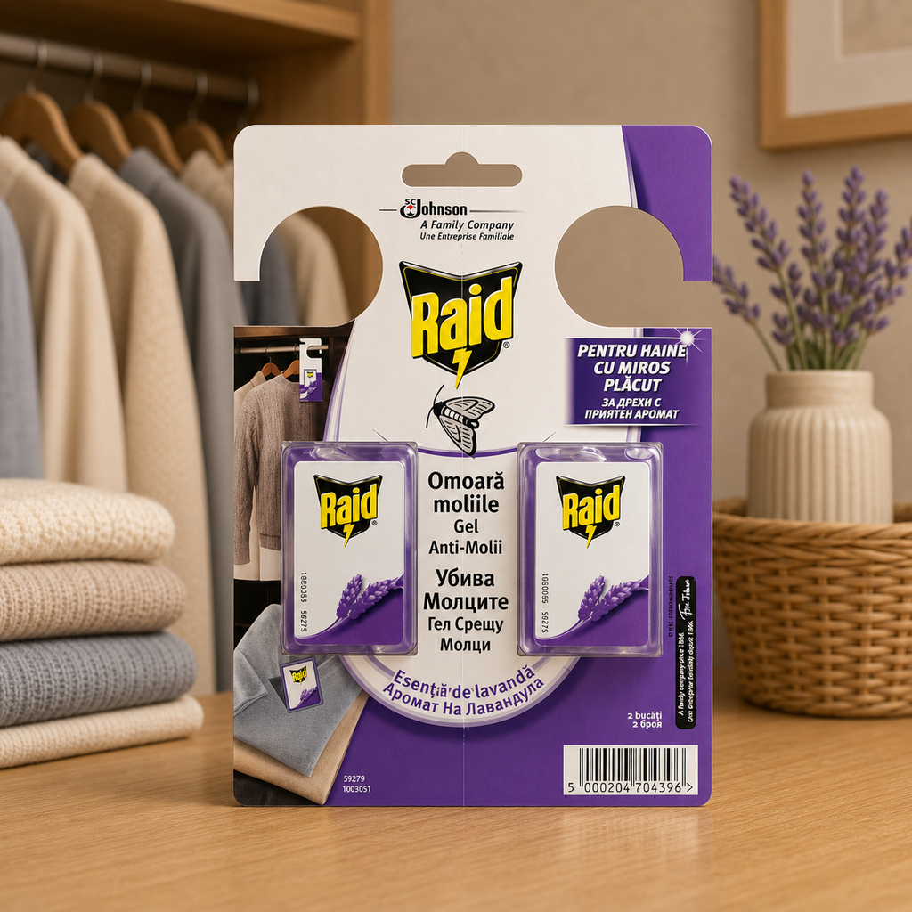 Raid Antimolii Gel 2 Lavanda