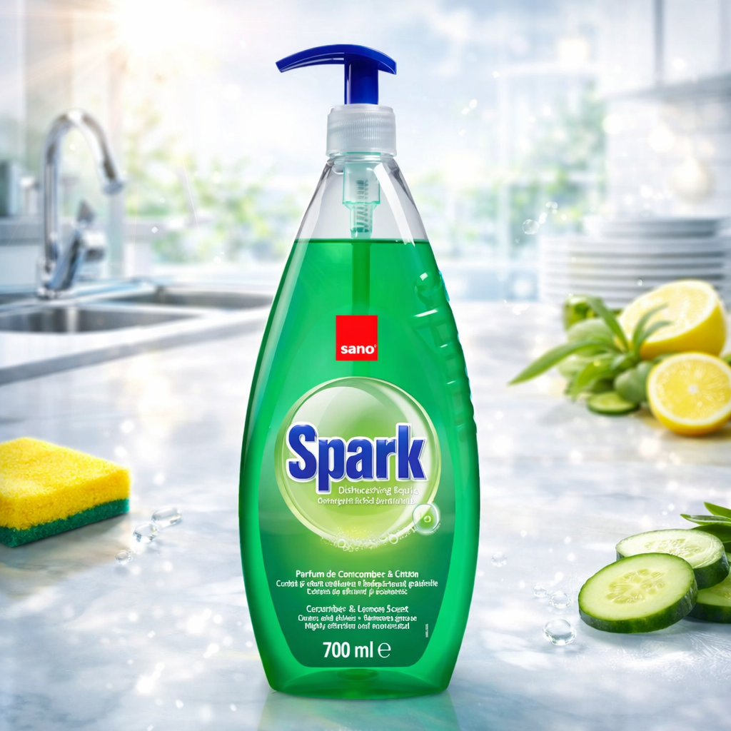 Detergent Vase Sano Spark 700ml Castravete