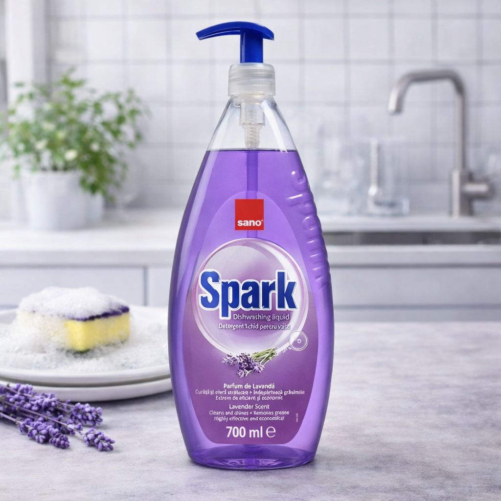 Detergent Vase Sano Spark 700ml Lavanda